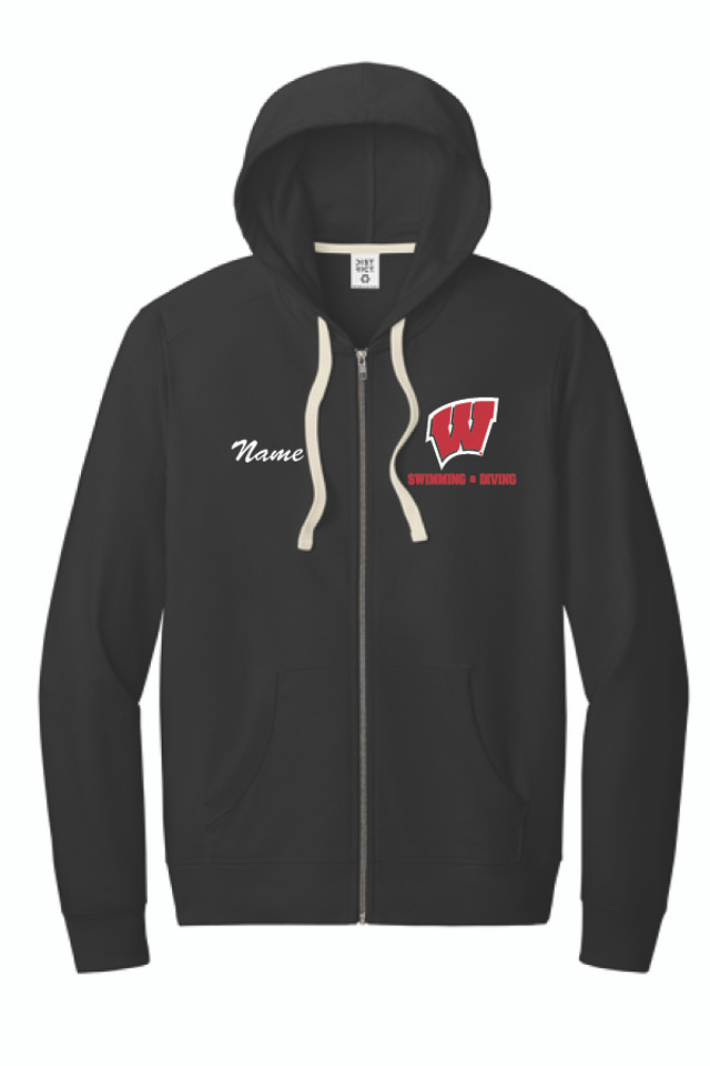 2025 Wisconsin Swim and Dive Unisex Full-Zip Hoodie 2025 Wisconsin Swim and Dive Unisex Full-Zip Hoodie
