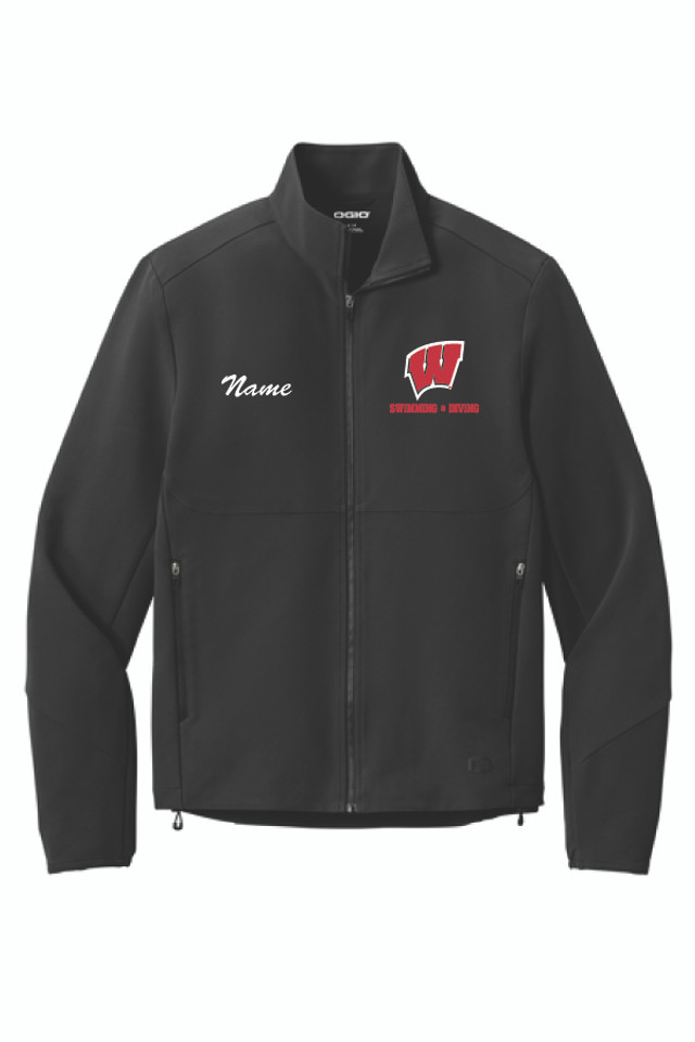 2025 Wisconsin Swim and Dive Unisex Softshell Jacket 2025 Wisconsin Swim and Dive Unisex Softshell Jacket