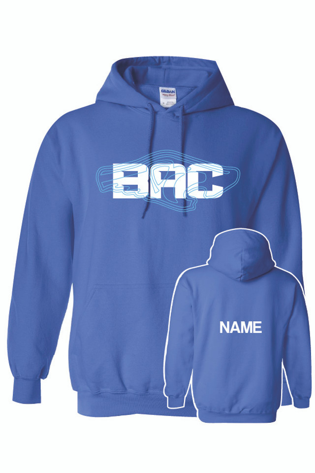 BAC Gildan Cotton Hooded Sweatshirt (Royal)