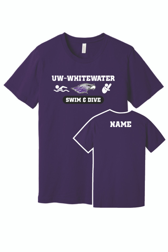 UW-Whitewater Softstyle T-Shirt (Purple)