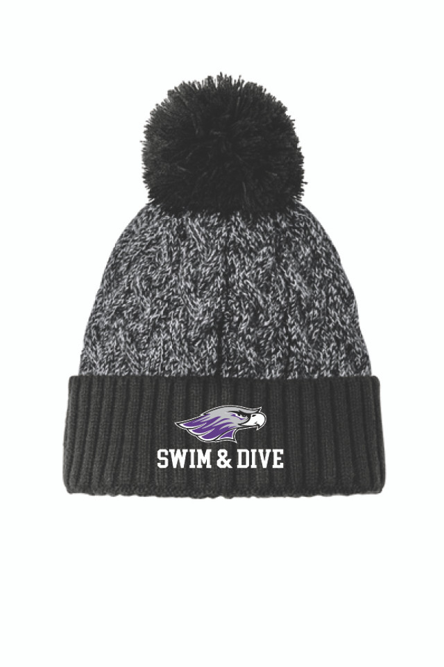 UW-Whitewater New Era Pom Beanie