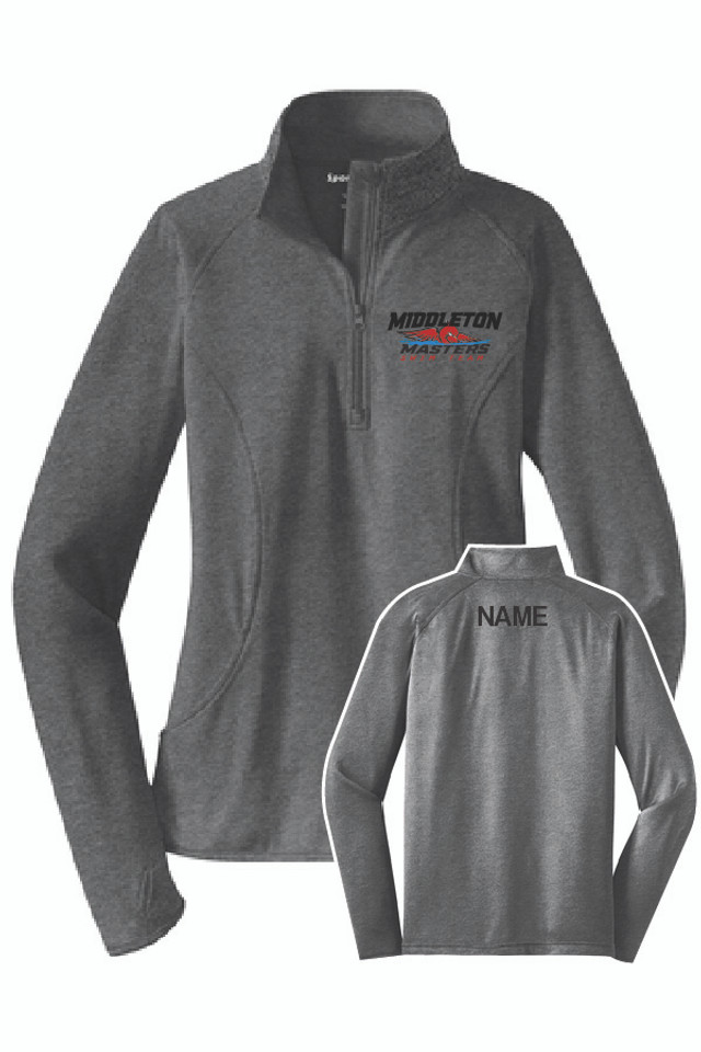 Middleton Masters Ladies Polyester 1/4 Zip Pullover Middleton Masters Ladies Polyester 1/4 Zip Pullover
