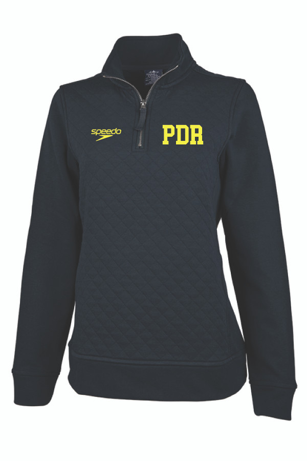 PDR Ladies Quilted Quarter-Zip