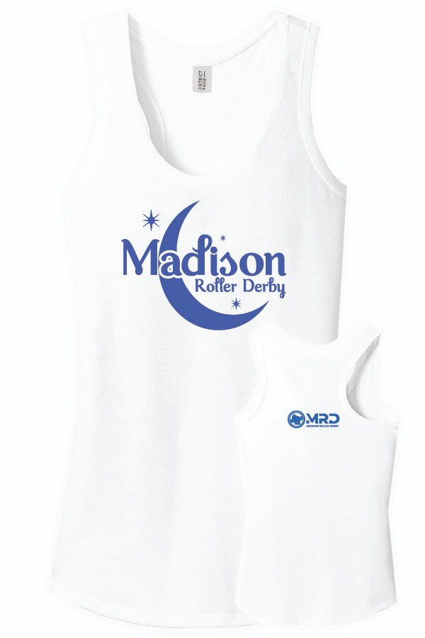 MRD Ladies Racerback Tank Top (White)