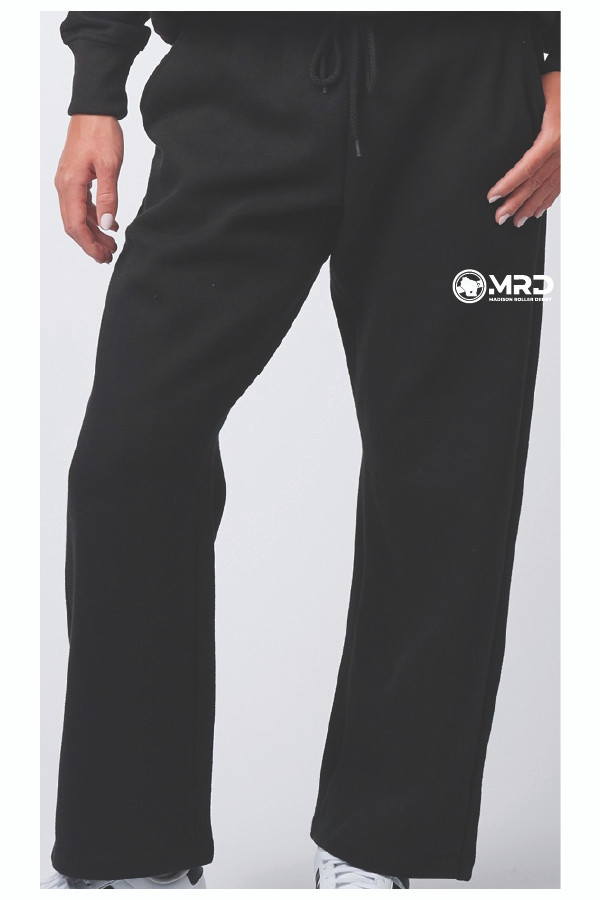 MRD Ladies Wide Leg Sweatpant (Black)