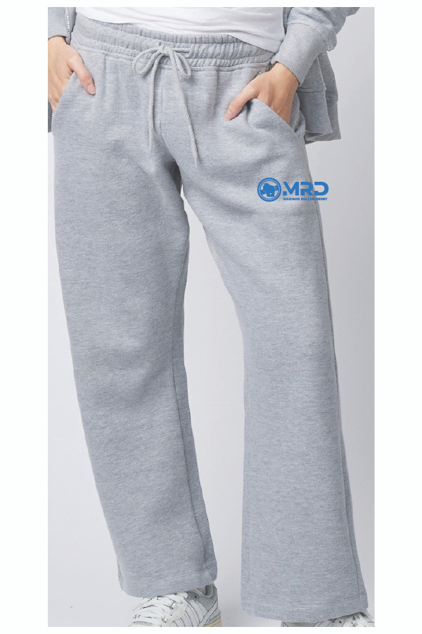 MRD Ladies Wide Leg Sweatpant (Ath. Heather)