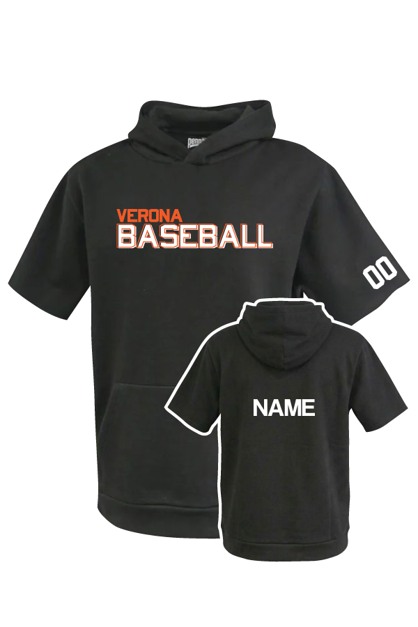Verona Baseball Youth Short Sleeve Hoodie