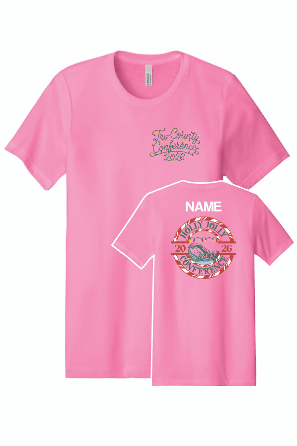 2026 Tri-County Softstyle T-Shirt (Neon Pink)