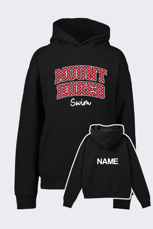 2026 MH Oversized Hooded Sweatshirt (Polka Dot)