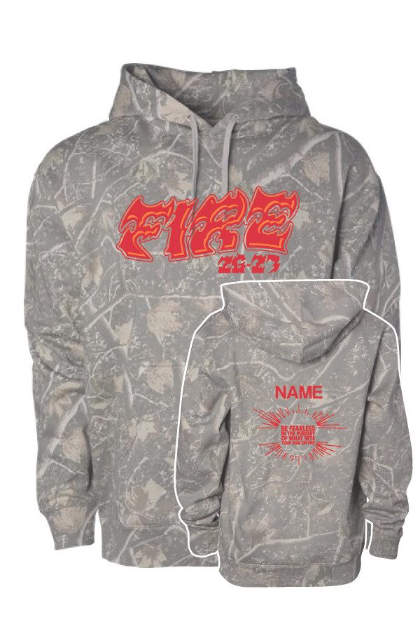 2026 Fire Camo Hoodie