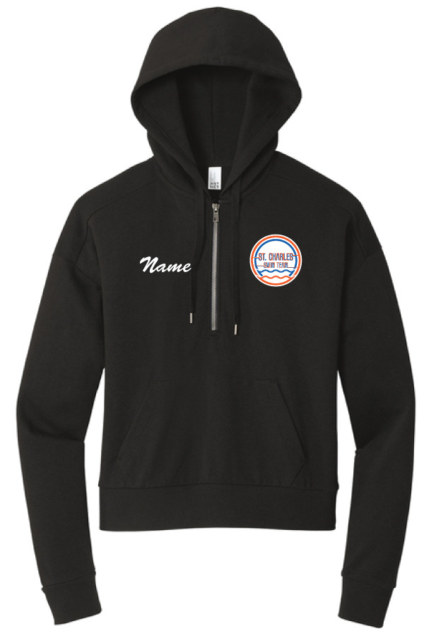 SCST Ladies Half-Zip Fleece Hooded Pullover