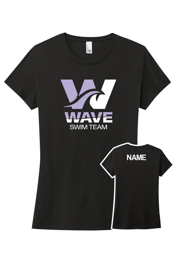 WAVE Ladies Softstyle T-Shirt (Black)