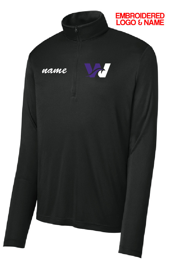 WAVE Adult 1/4 Zip Lightweight Pullover