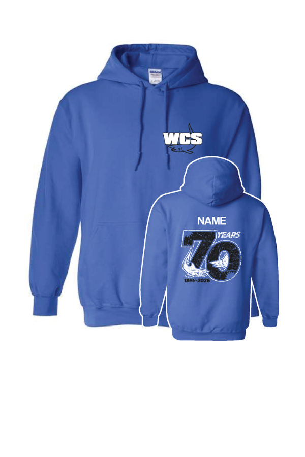 West Chicago Sharks Adult Cotton Hooded Sweatshirt