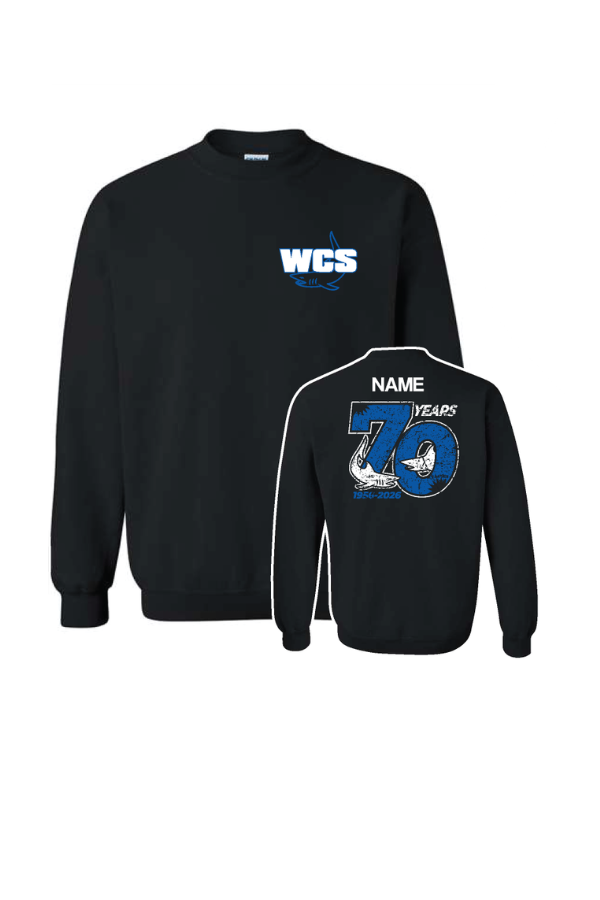 West Chicago Sharks Youth Cotton Crewneck Sweatshirt