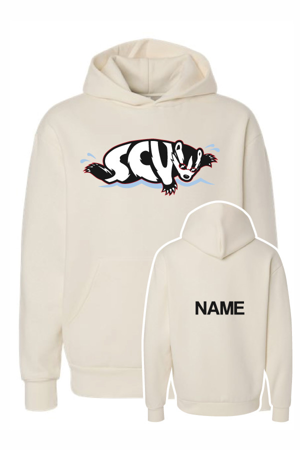 2026 SCUW Oversized Hooded Sweatshirt (Bone)