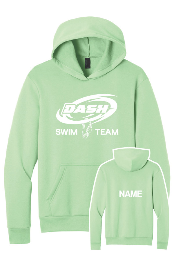 DASH Adult/Youth Cotton Hooded Sweatshirt (Spearmint)