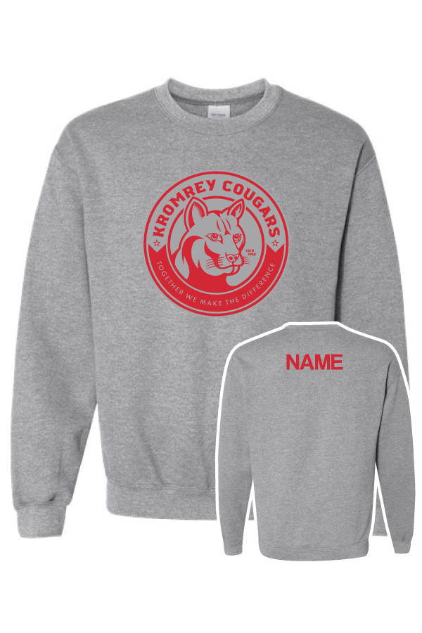 KMS Staff Cotton Crewneck Sweatshirt (Grey)