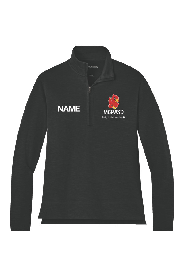 MCPASD Ladies Polyester 1/4 Zip Pullover