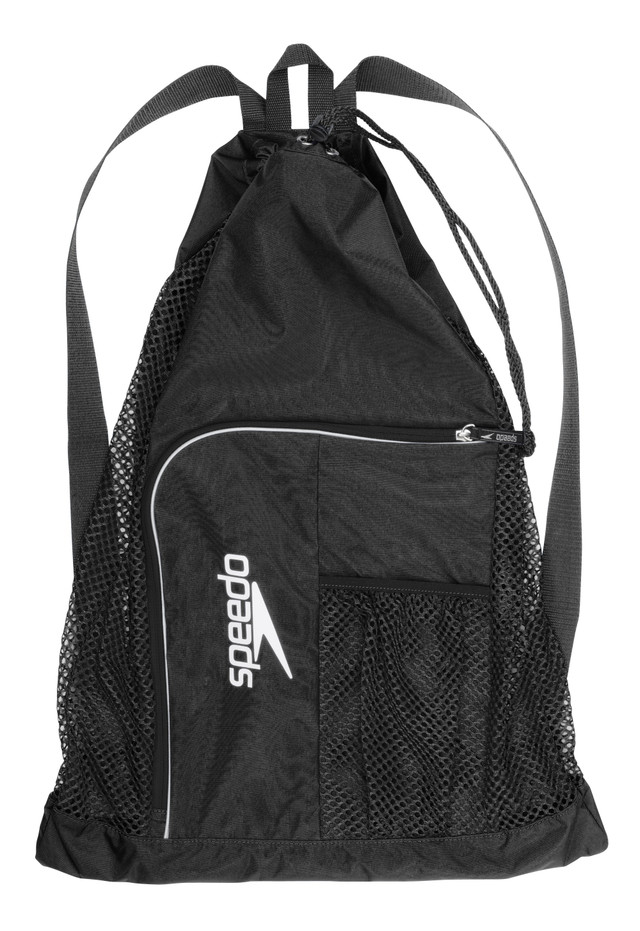 Features:
Open weave mesh for strength and quick drying
Shoulder straps for backpack carry Features:
Open weave mesh for strength and quick drying
Shoulder straps for backpack carry