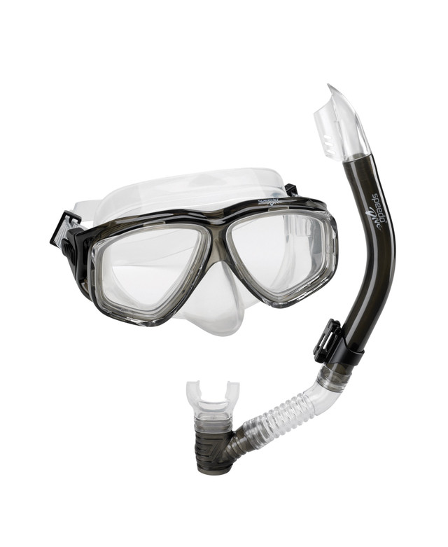 Get ready for worry-free underwater adventures with the help of this mask and snorkel set. Thoughtfully crafted with a silicone skirt that provides ultimate no-slip comfort, the mask offers full coverage, while the snorkel features a splash resistant top to keep water out.
Silicone skirt for ultimate comfort
Splash-resistant snorkel top prevents water entry
Latex Free Get ready for worry-free underwater adventures with the help of this mask and snorkel set. Thoughtfully crafted with a silicone skirt that provides ultimate no-slip comfort, the mask offers full coverage, while the snorkel features a splash resistant top to keep water out.
Silicone skirt for ultimate comfort
Splash-resistant snorkel top prevents water entry
Latex Free