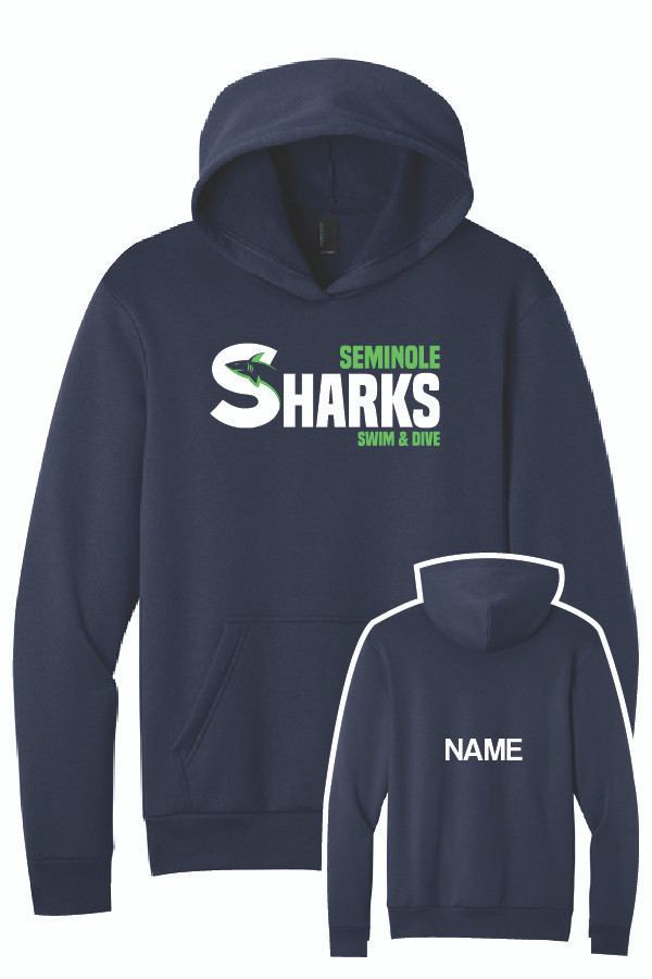 Seminole Cotton Hooded Sweatshirt (True Navy)