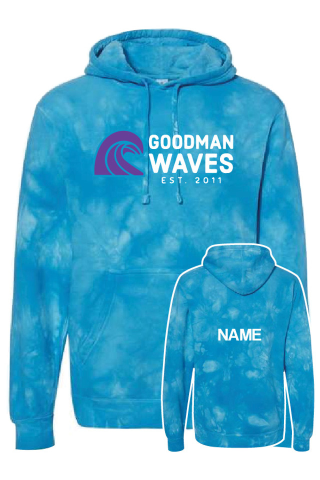 Goodman Independent Adult Tie Dye Hooded Sweatshirt