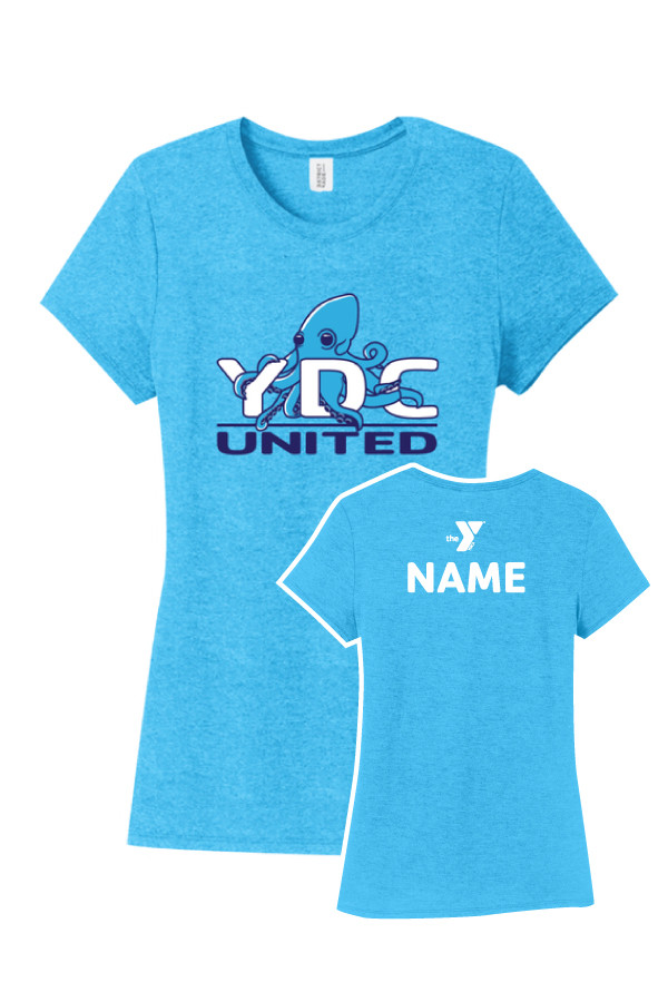 YDC Ladies Softstyle T-Shirt (Turquoise Frost)