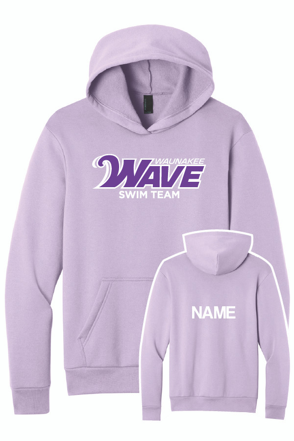 WAVE Cotton Hooded Sweatshirt (Lavendar)