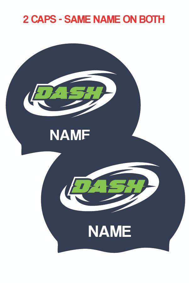 DASH Silicone Cap W/ Name (2 Caps)