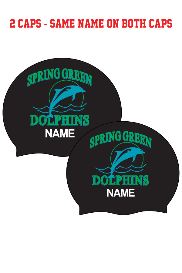 Spring Green Silicone Cap W/Name
