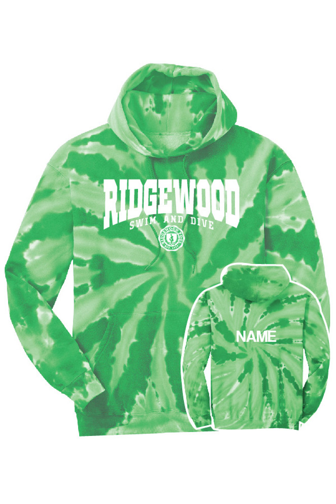 Ridgewood Cotton Adult & Youth Tie Dye Hooded Sweatshirt