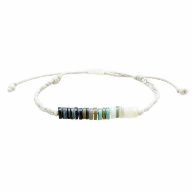  Lotus & Luna Courtney Braid Puka Bracelet