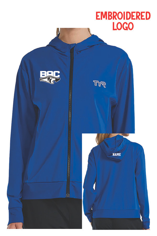 BAC TYR Ladies Full Zip Warm Up Jacket