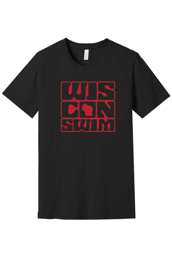 WISCONSWIM S/S T-Shirt (Black)