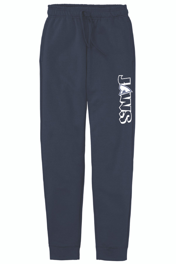 JAWS Adult Cotton Jogger Pants (Navy)