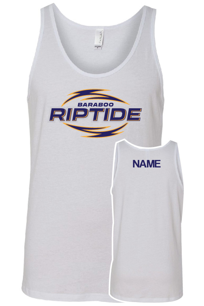 Riptide Bella + Canvas Adult & Youth Tank Top (White)