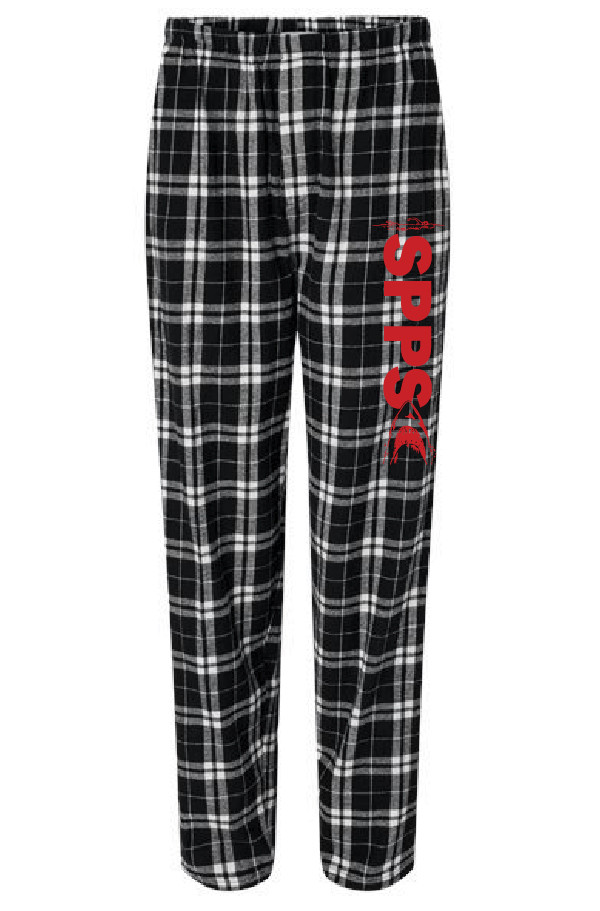 SPPS Youth Flannel Pants (Black/White)