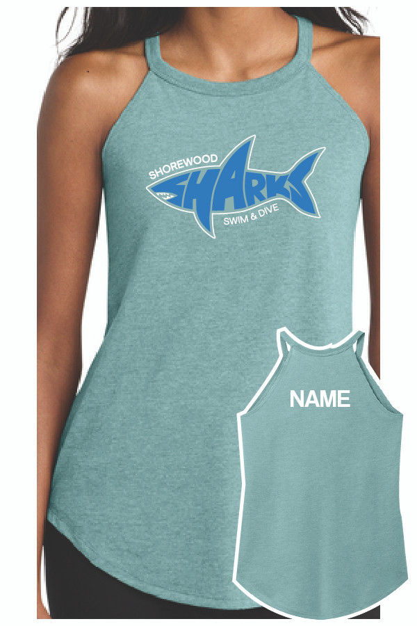 Shorewood Ladies High Neck Tank Top
