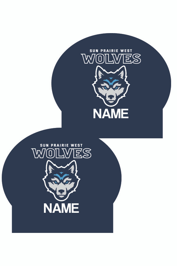 SP West Silicone Cap w/NAME (2 Pack)