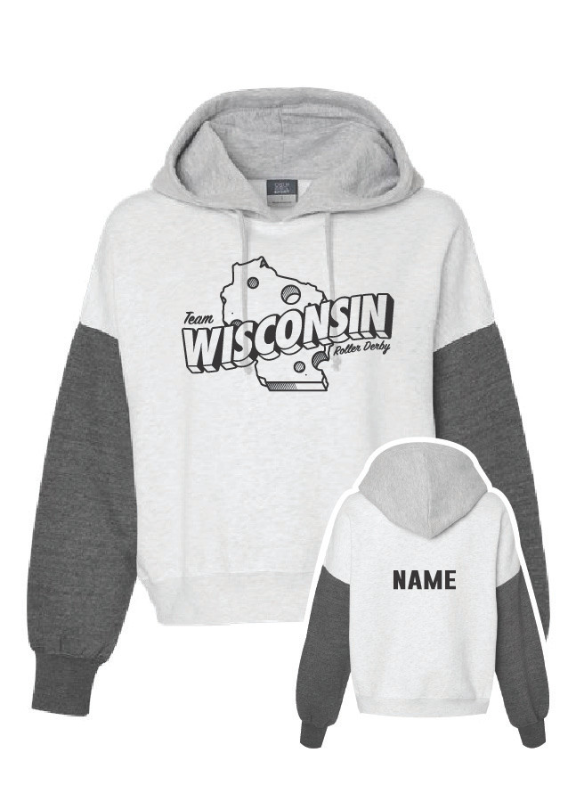 Team Wisconsin Ladies Crop Top Sweatshirt
