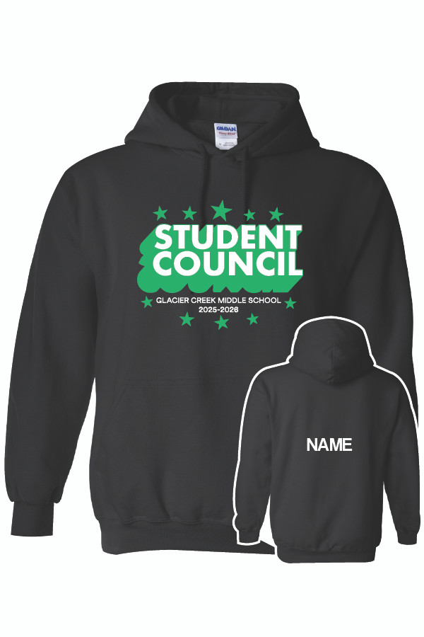 GCMS STUCO Gildan Hooded Sweatshirt (Black)