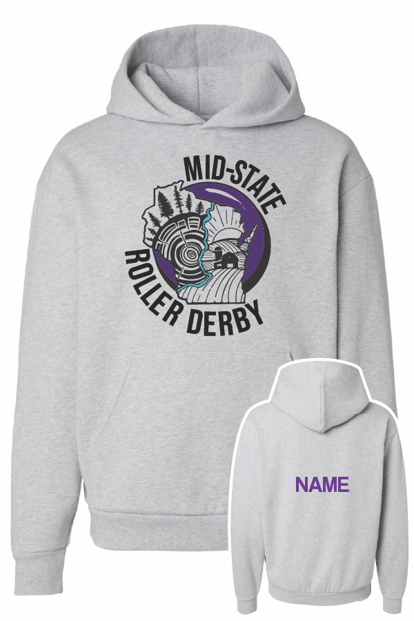 MSRD Midweight "Oversized Fit" Hooded Sweatshirt (Grey Heather)