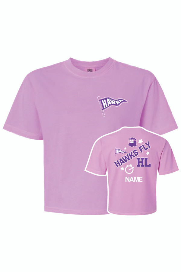 Hawks Landing Ladies Boxy Crop T-Shirt