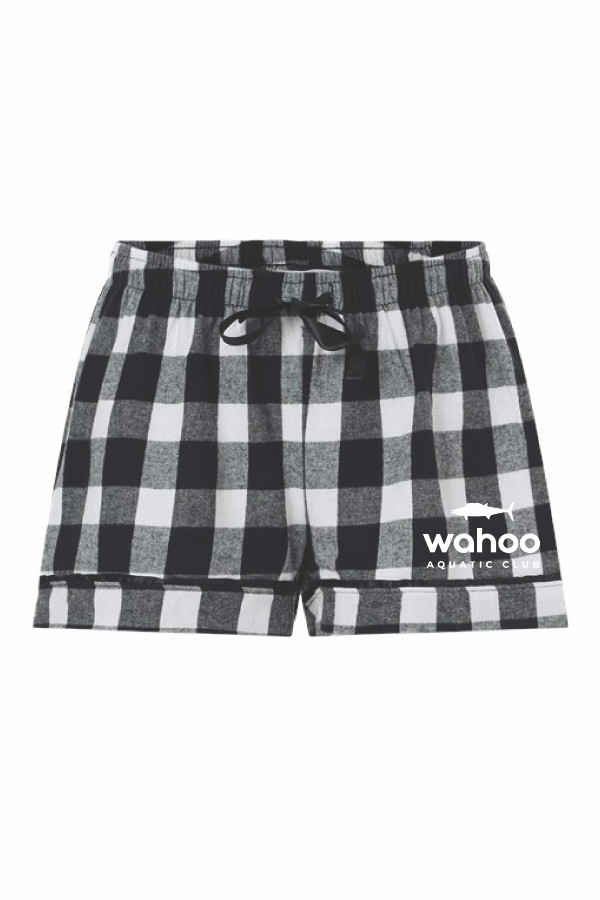 Wahoos Ladies Flannel Shorts