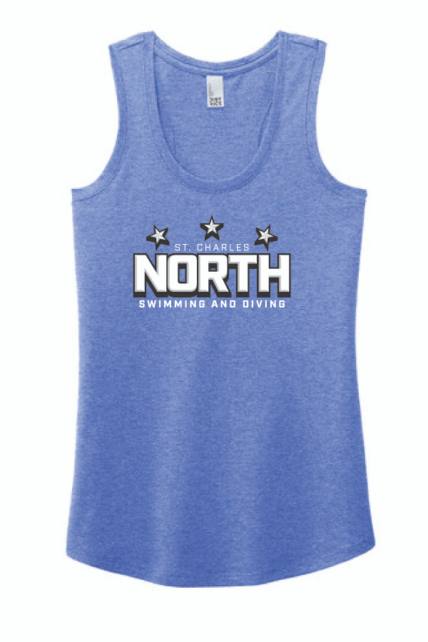 SCN Ladies District Racerback Tank (Royal Frost)