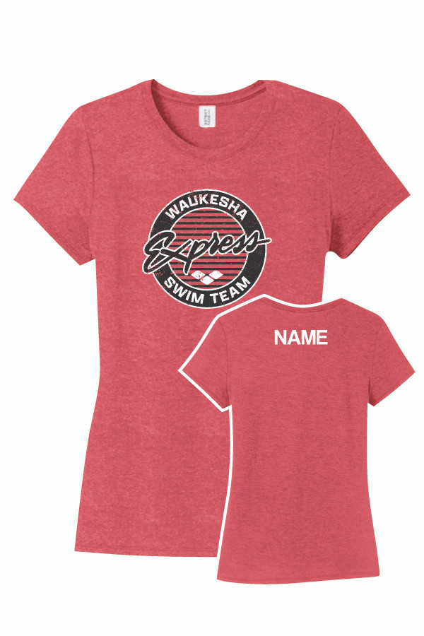 Express Ladies Softstyle T-Shirt (Red Frost)