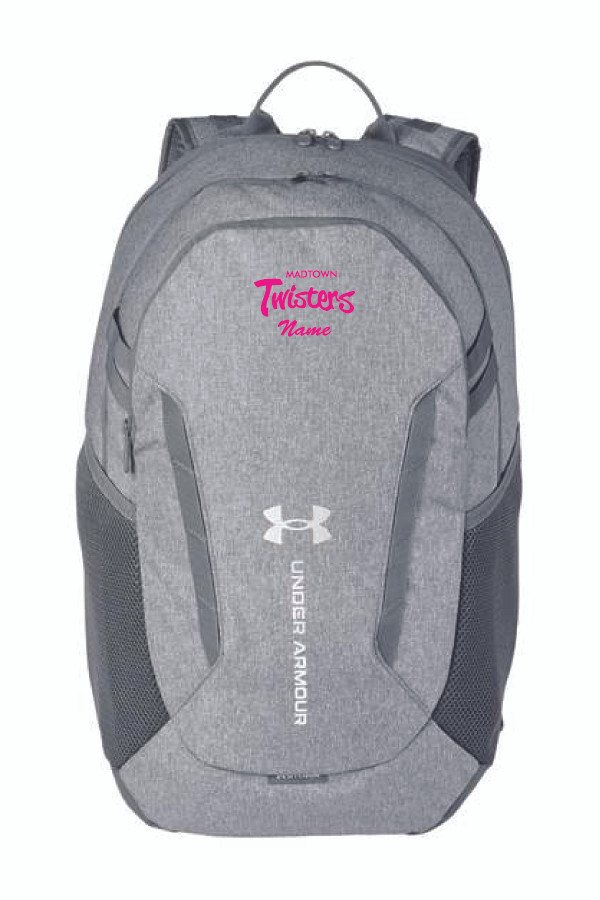 Madtown Twisters Under Armour Backpack (Pink Logo)