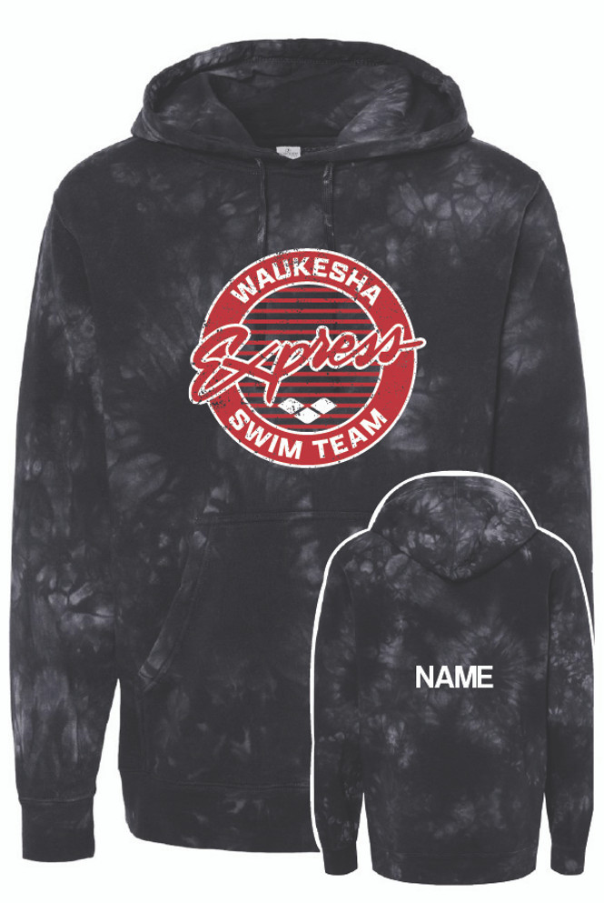 Express Youth Tie Dye Hooded Sweatshirt