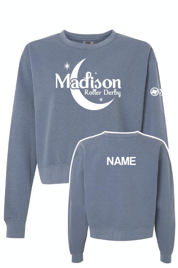 MRD Ladies Mid-Length Crewneck (Blue Jean)